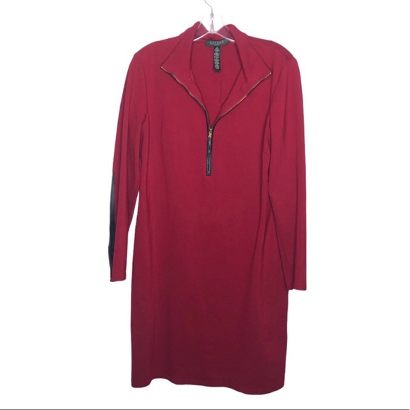 Lauren Ralph Lauren Dresses & Skirts - Lauren Ralph Lauren Red Long Sleeve Dress